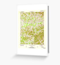 USGS TOPO Map Kentucky KY Blackwater 708189 1952 24000 Greeting Card