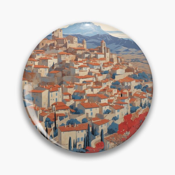 Item preview, Languedoc Roussillon France Vintage Poster Tourism  designed and sold by TravelersGems.