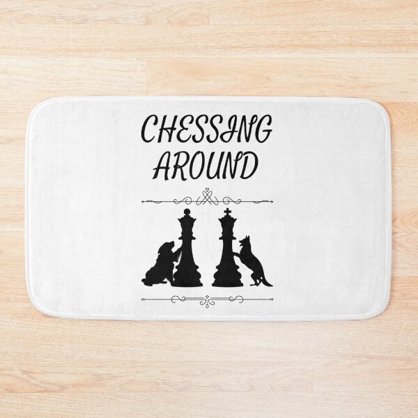 Item preview, Chessing around dogs designed and sold by Gilpro Designs.