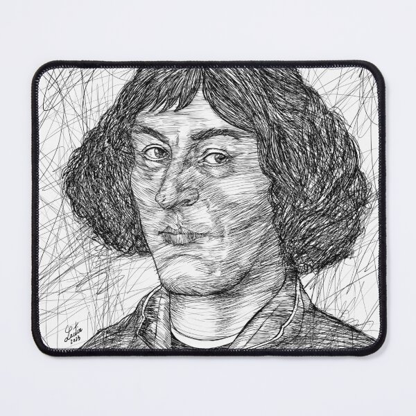 Item preview, NICOLAUS COPERNICUS ink portrait designed and sold by lautir.