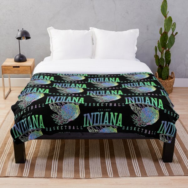 Aperçu de l'œuvre Indiana Basketball Vintage Court Holo créée et vendue par AllTimeBallers.