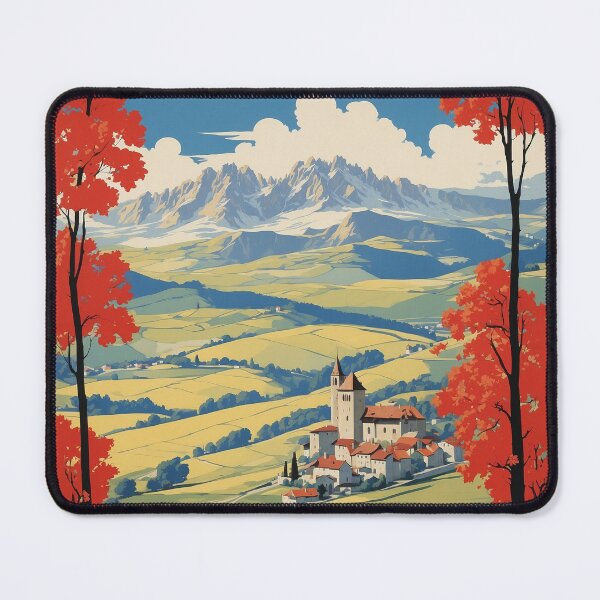Item preview, Franche Comte France Vintage Poster Tourism designed and sold by TravelersGems.