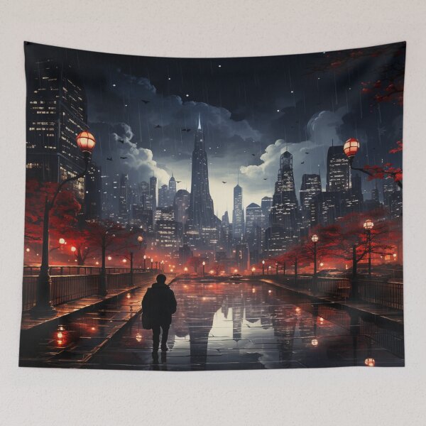 Item preview, Man Walking In The City At Night designed and sold by Lungu Cosmin.