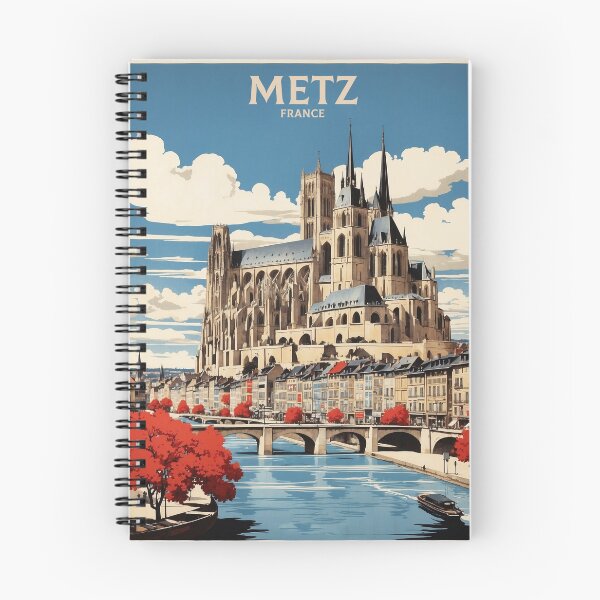 Item preview, Metz France Vintage Poster Tourism  designed and sold by TravelersGems.