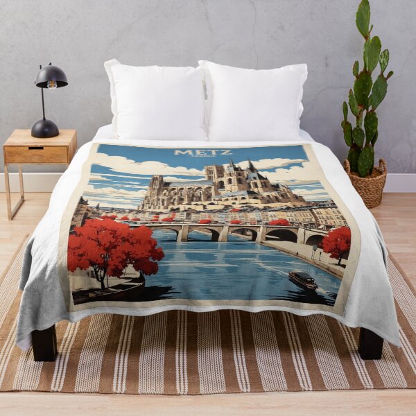 Item preview, Metz France Vintage Poster Tourism designed and sold by TravelersGems.