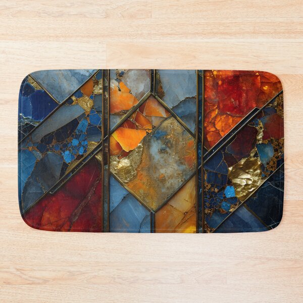 Item preview, "Geometric Splendor: Mineral Mosaic" designed and sold by APARTAI EU.