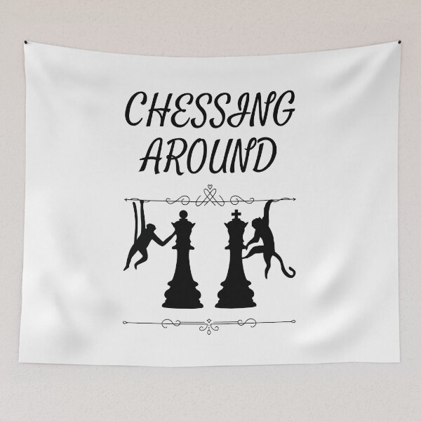Item preview, Chessing around monkeys designed and sold by Gilpro Designs.