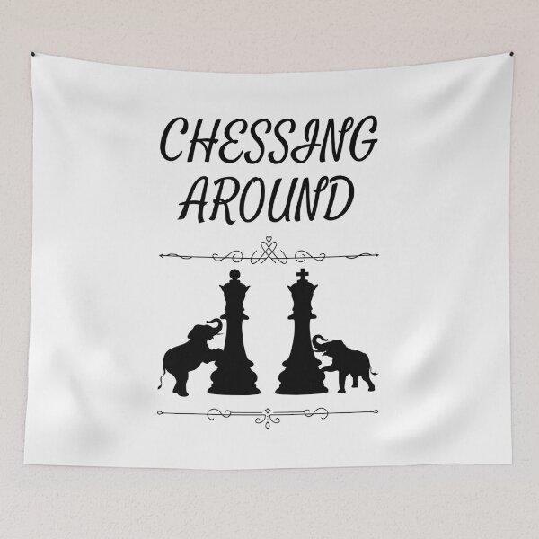 Item preview, Chessing around elephants designed and sold by Gilpro Designs.