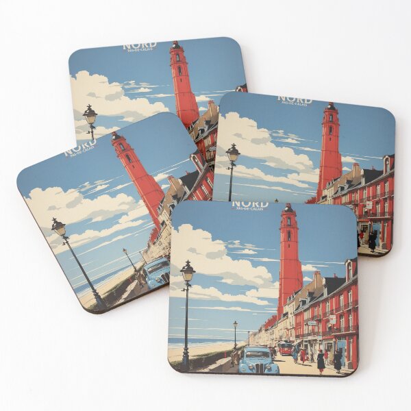 Item preview, Nord Pas de Calais France Vintage Poster Tourism  designed and sold by TravelersGems.