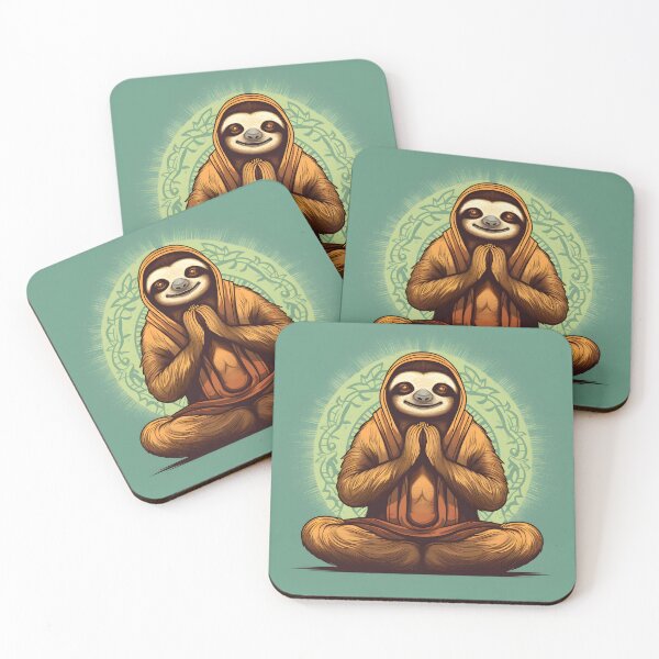 Item preview, Meditating Sloth designed and sold by Glenn Slingsby.