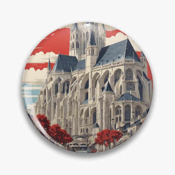 Artikelvorschau, Orleans Metropole Frankreich Vintage Poster Tourismus entworfen und verkauft von TravelersGems.