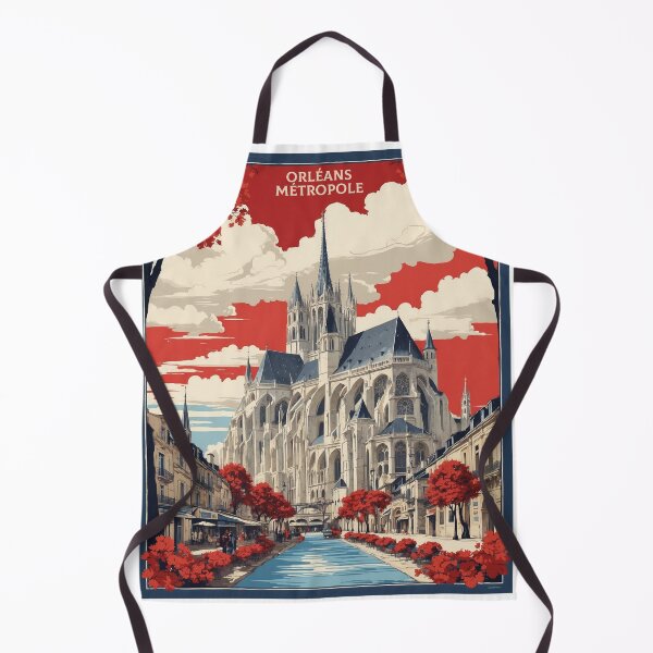 Item preview, Orleans Metropole France Vintage Poster Tourism designed and sold by TravelersGems.