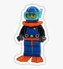 LEGO Diver Sticker