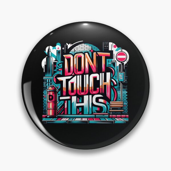 Item preview, Urban Edict: Bold Street Art-Inspired 'DON'T TOUCH THIS' Graphic designed and sold by ChromaticBlend.