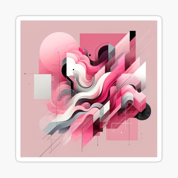 Item preview, Contemporary Pink Elegance designed and sold by DreamInk Studio.