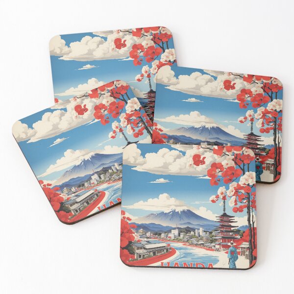 Item preview, Handa Japan Vintage Poster Tourism designed and sold by TravelersGems.