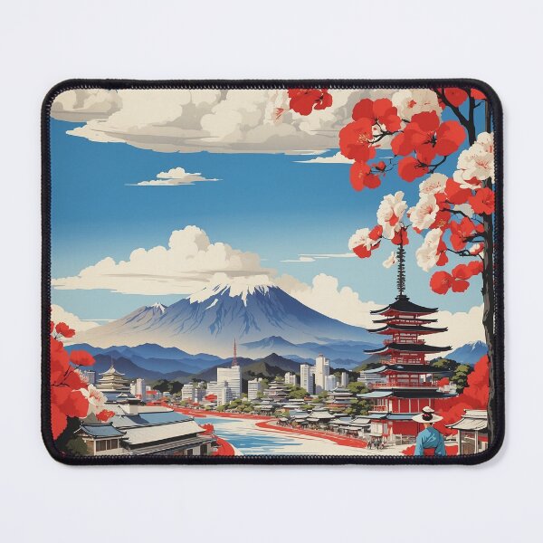 Item preview, Handa Japan Vintage Poster Tourism designed and sold by TravelersGems.