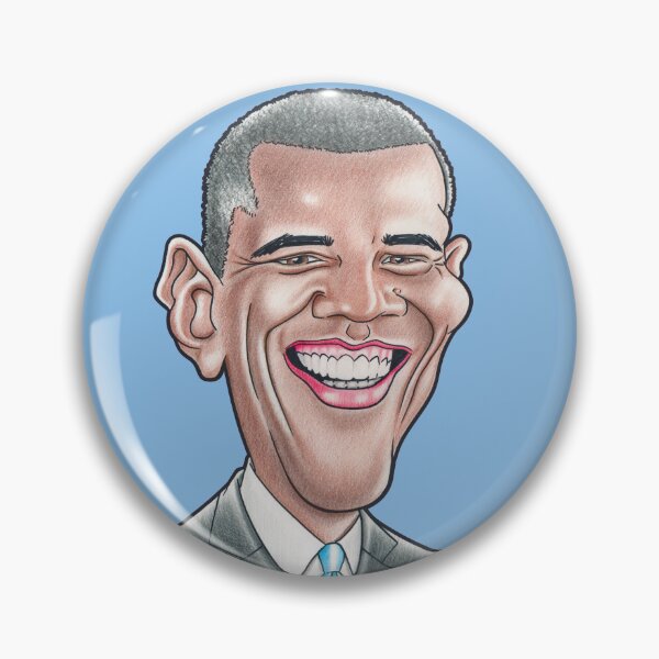 Item preview, Barack Obama Caricature designed and sold by FunFaces.