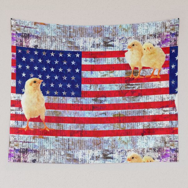 Item preview, Chicken US Flag designed and sold by Daniel Janda.