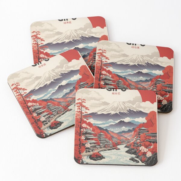 Item preview, Gifu Japan Vintage Poster Tourism designed and sold by TravelersGems.