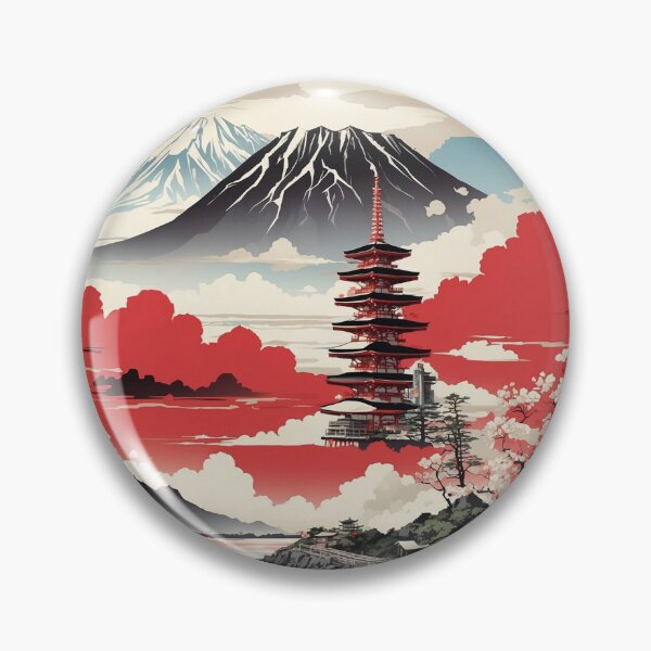 Item preview, Fukushima Japan Vintage Poster Tourism designed and sold by TravelersGems.
