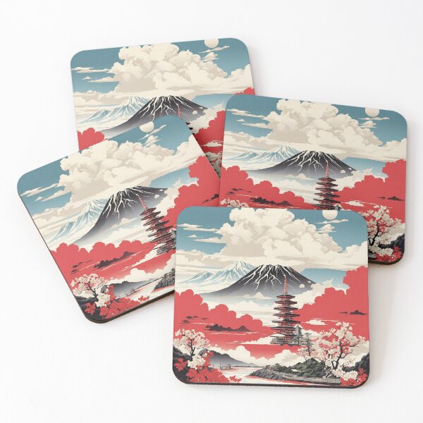 Item preview, Fukushima Japan Vintage Poster Tourism designed and sold by TravelersGems.