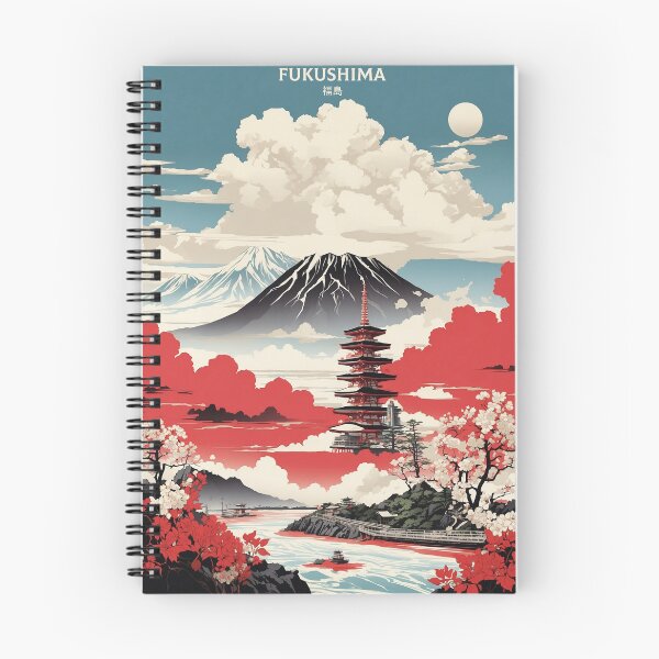 Item preview, Fukushima Japan Vintage Poster Tourism designed and sold by TravelersGems.