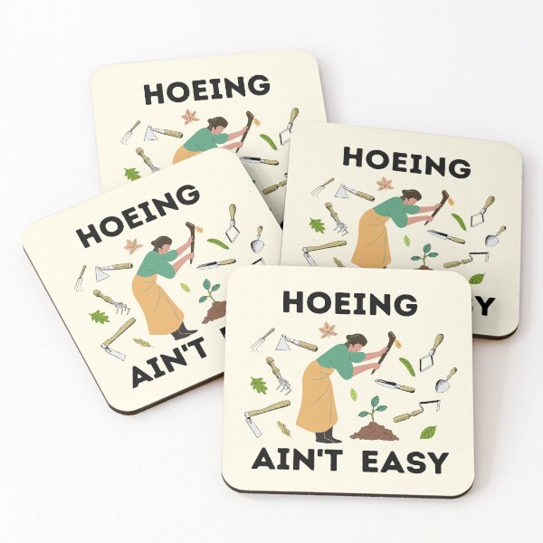 Item preview, Hoeing ain't easy designed and sold by We Grow.