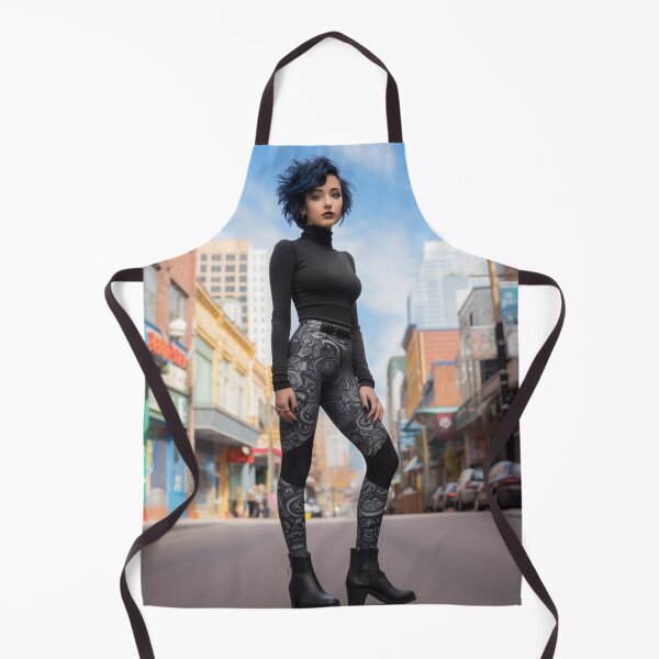 Item preview, Athletic Goth Chick on City Street designed and sold by daywithoutlight.