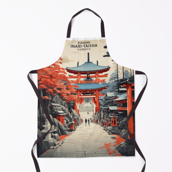 Item preview, Fushimi Inari Taisha Japan Vintage Poster Tourism designed and sold by TravelersGems.