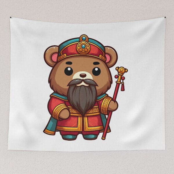 Item preview, Ming Dynasty Cute Bear Kawaii designed and sold by TeddybearClub.