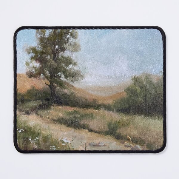 Item preview, Neutral Landscape Painting Tree Original Art  Pathway Painting Oil painting Vintage style Art Landscape Wall Art Country Painting designed and sold by Tamarioniart.
