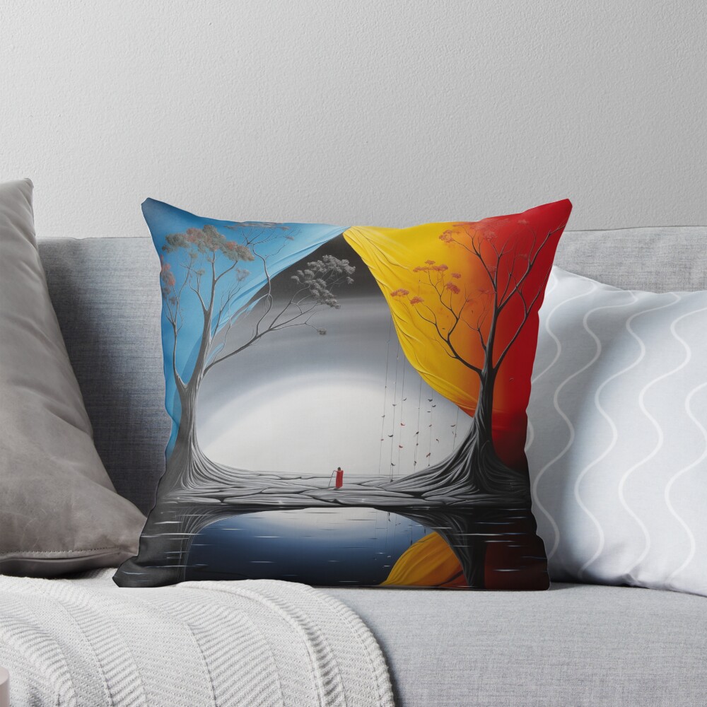 Item preview, Throw Pillow designed and sold by ColorsAndStyle.