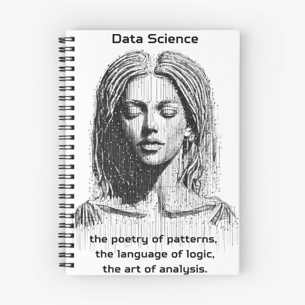 Item preview, Data Science: poetry, language, art. designed and sold by mebgnet.