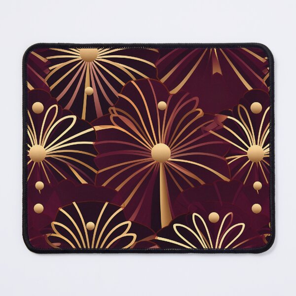 Item preview, Burgundy flowers fireworks-style designed and sold by Artdroid.