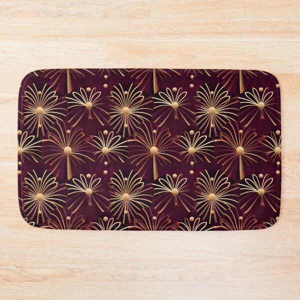 Item preview, Burgundy flowers fireworks-style designed and sold by Artdroid.