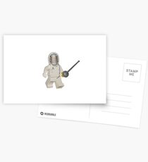 LEGO Fencer Postcards