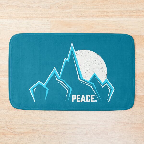 Item preview, High Minimalist Snowy Mountain Peaks designed and sold by RarelyRandom.