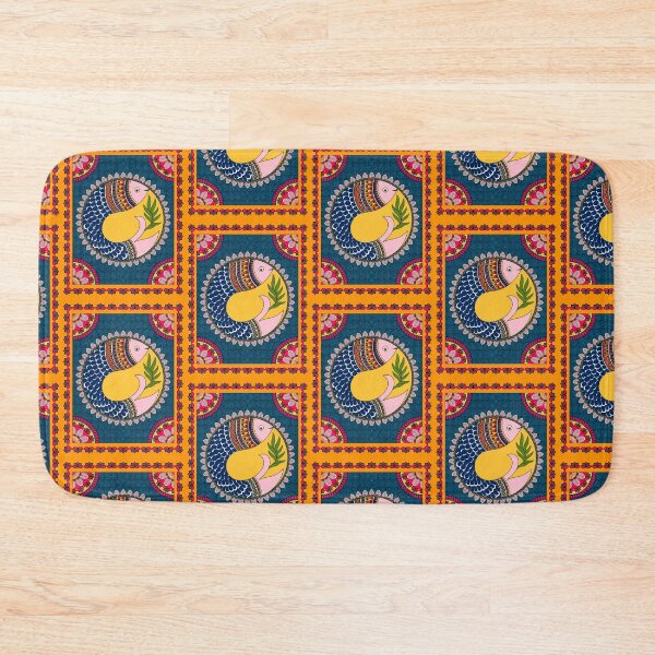 Item preview, Floral Fins: Madhubani Art designed and sold by ArtologyNamah.