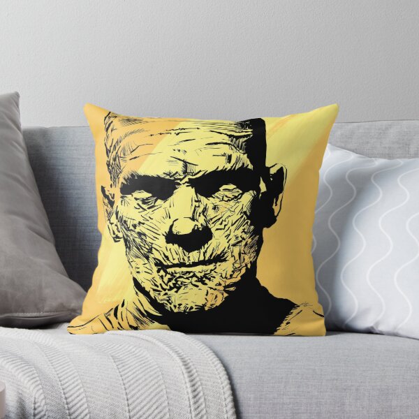 Goth Girl Dina Darkheart And Raven Throw Pillow by Dara - Fine Art