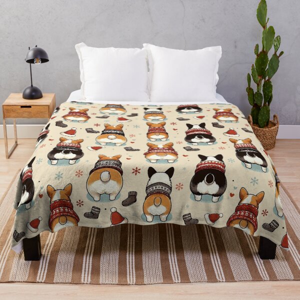 Item preview,  Patter Pembroke Welsh corgi, corgi lovers, winter and corgi designed and sold by Collagedream.