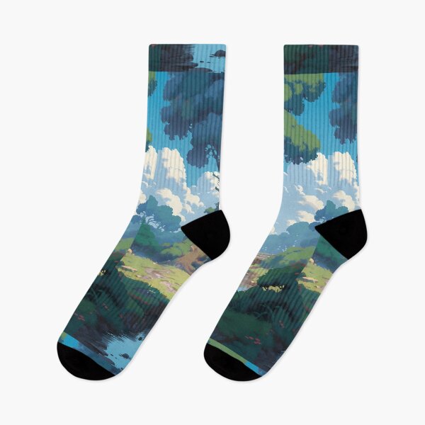 Item preview, Anime nature scene - Pixel art designed and sold by octoboobs.