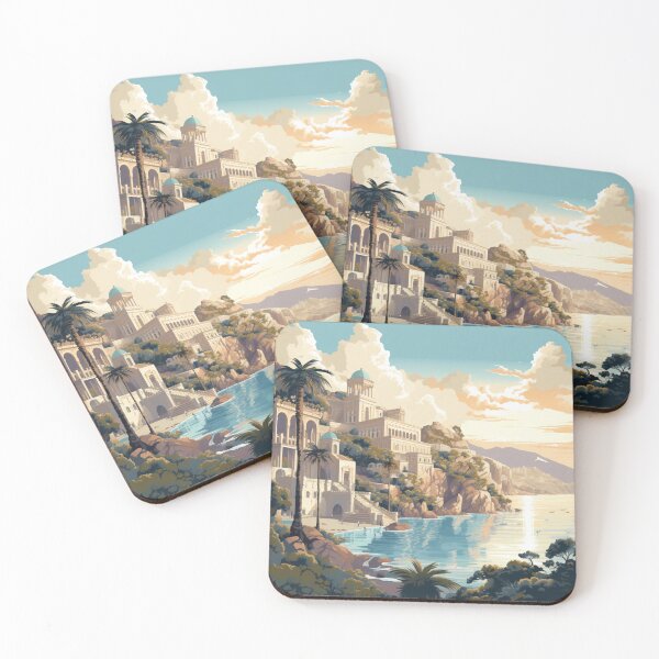Item preview, Mediterranean Village - Scenic View designed and sold by AiHead.