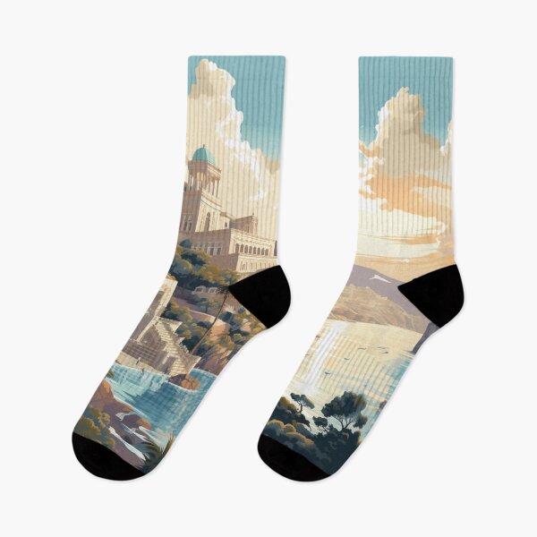 Item preview, Mediterranean Village - Scenic View designed and sold by AiHead.
