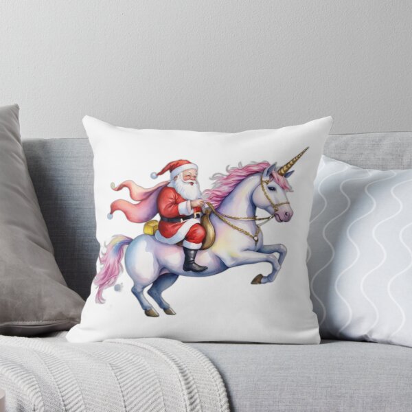Item preview, Funny Santa Riding an Unicorn designed and sold by Baldazar.