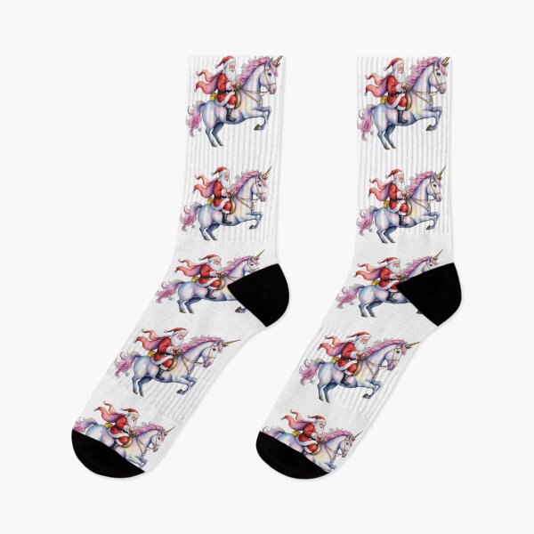 Item preview, Funny Santa Riding an Unicorn designed and sold by Baldazar.