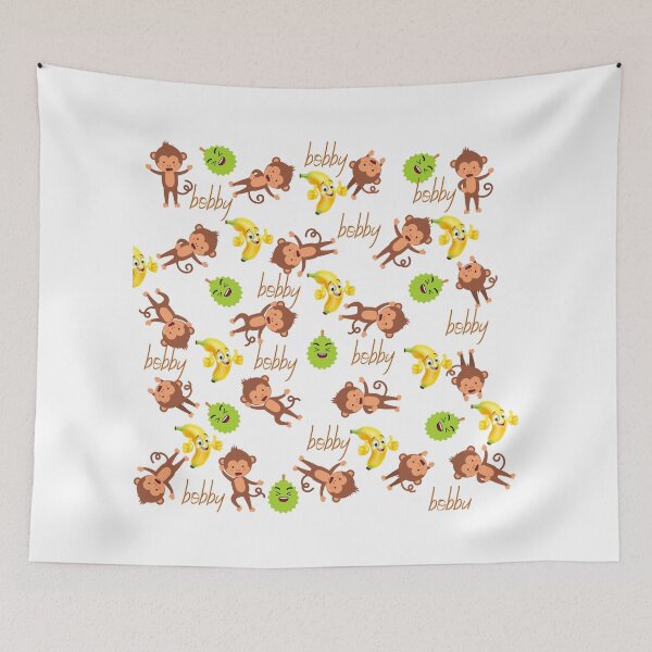Item preview, Cute Bobby Monkey  Banana designed and sold by Arafattouch.