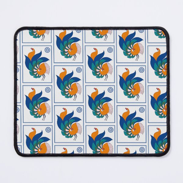 Item preview, Peacock Serenity: Modern Madhubani Art designed and sold by ArtologyNamah.