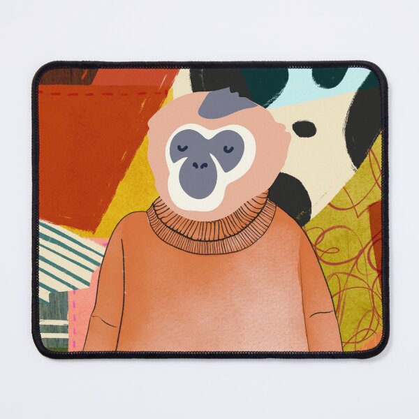 Item preview, Gibbon in sweater designed and sold by GasconyPassion.