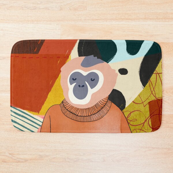 Item preview, Gibbon in sweater designed and sold by GasconyPassion.